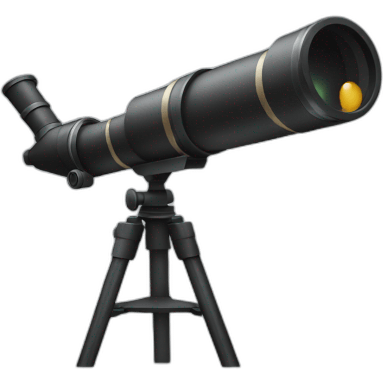 Emoji watching with telescope emoji