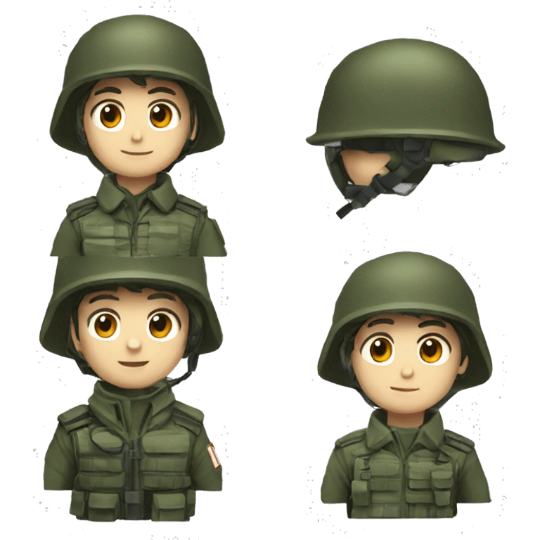 persona co brakest  casco militar emoji