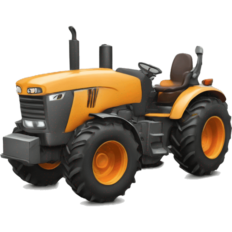 tracteur qui rigole emoji