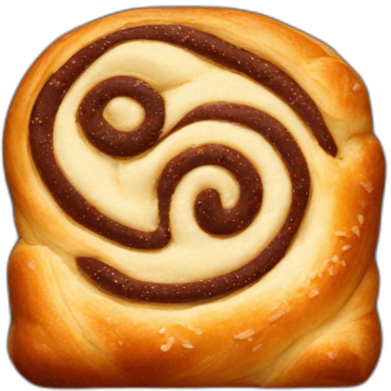 chocolate danish pastry emoji