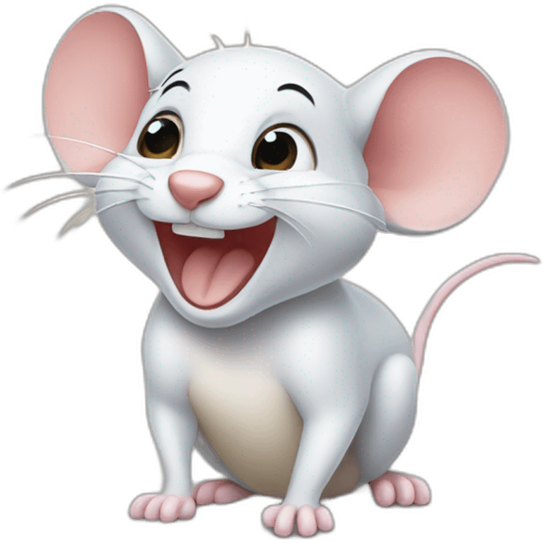 Happy mouse emoji