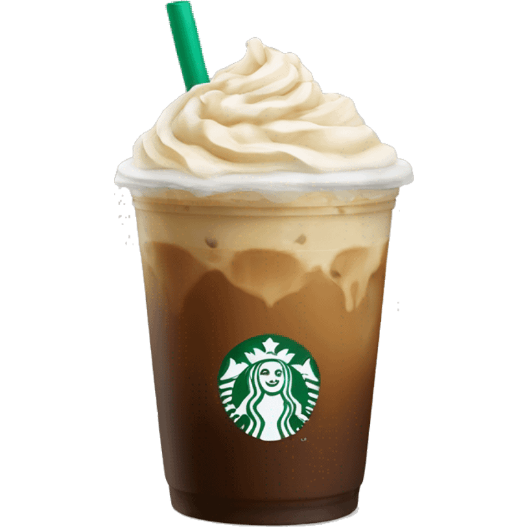 starbucks vanilla iced coffee emoji