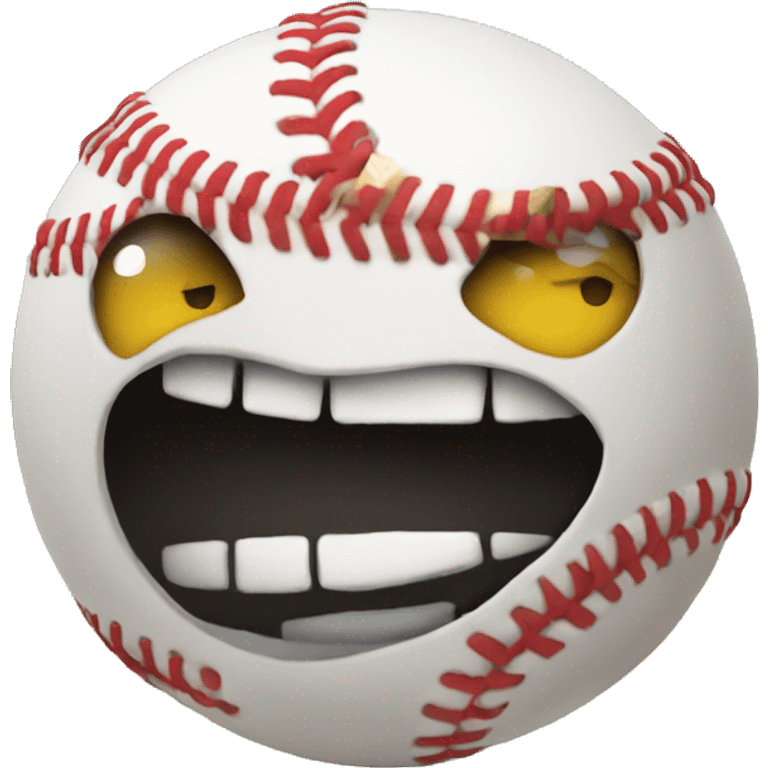 softball with AR emoji