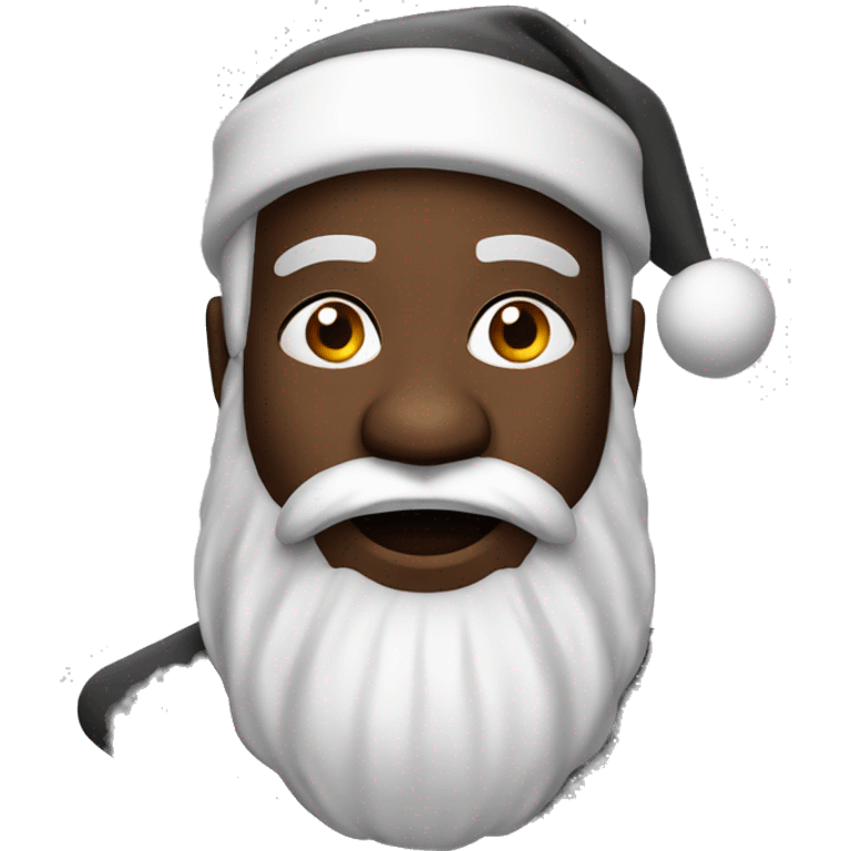 Black Santa Clause emoji