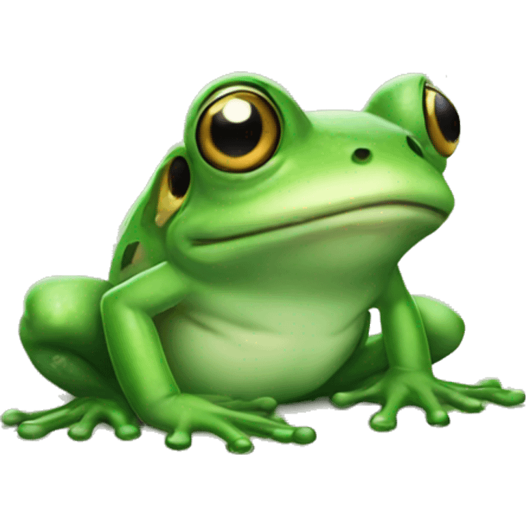 Fairy frog emoji