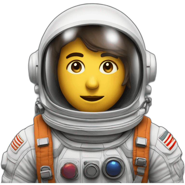 an astronaut in color #6e01b3 emoji