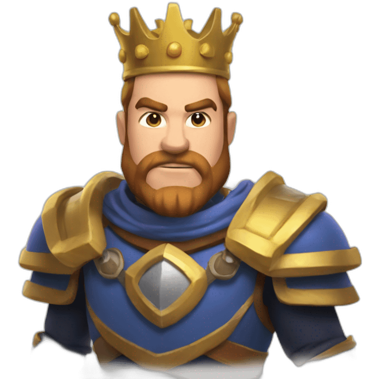 Le roi de clash royal emoji