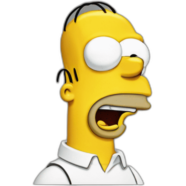 Homer Simpson happy emoji