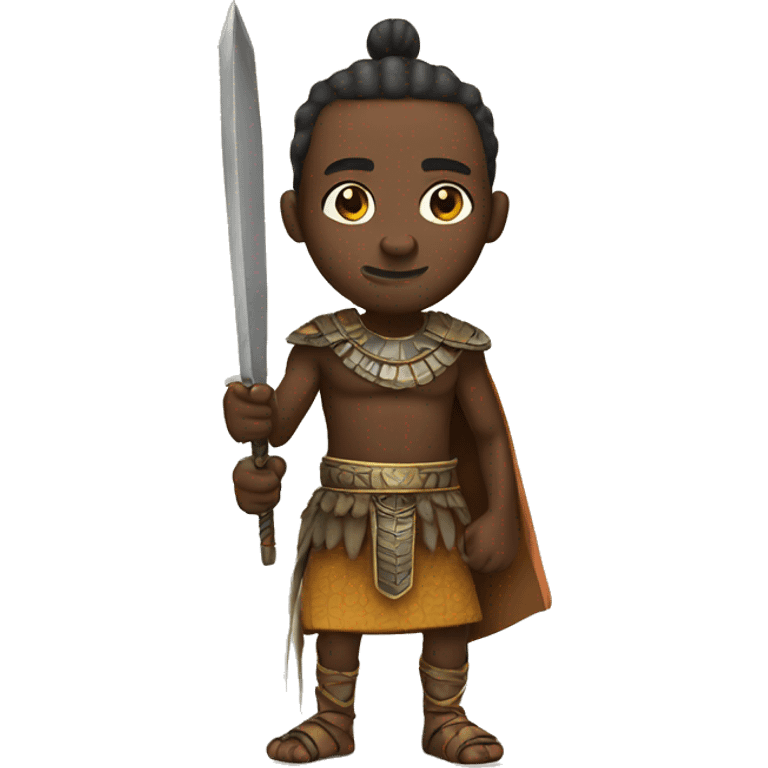 African warrior  emoji