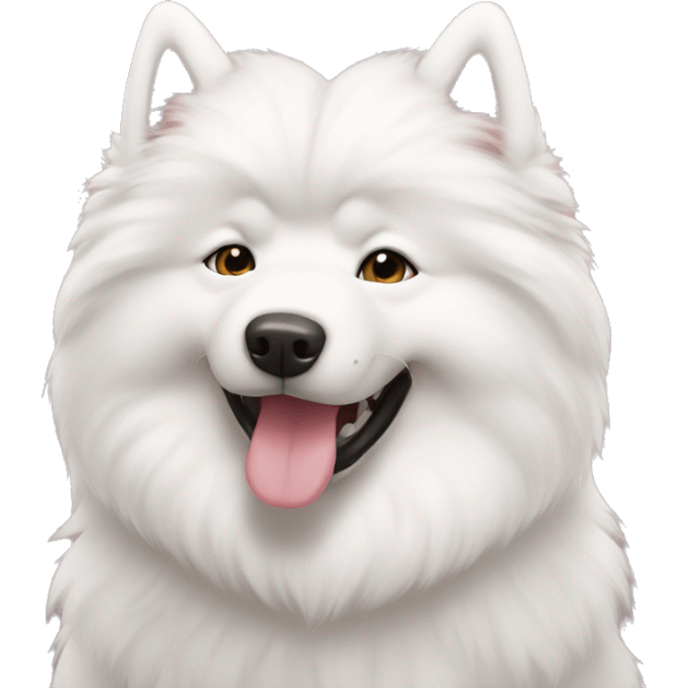 Samoyed love  emoji