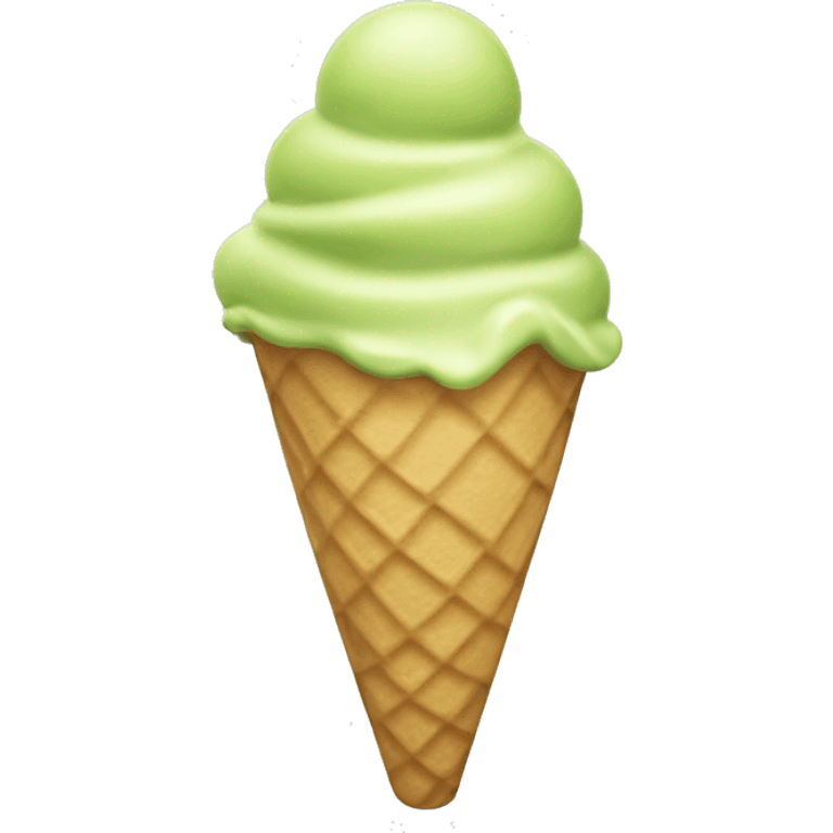 pistachio ice cream emoji