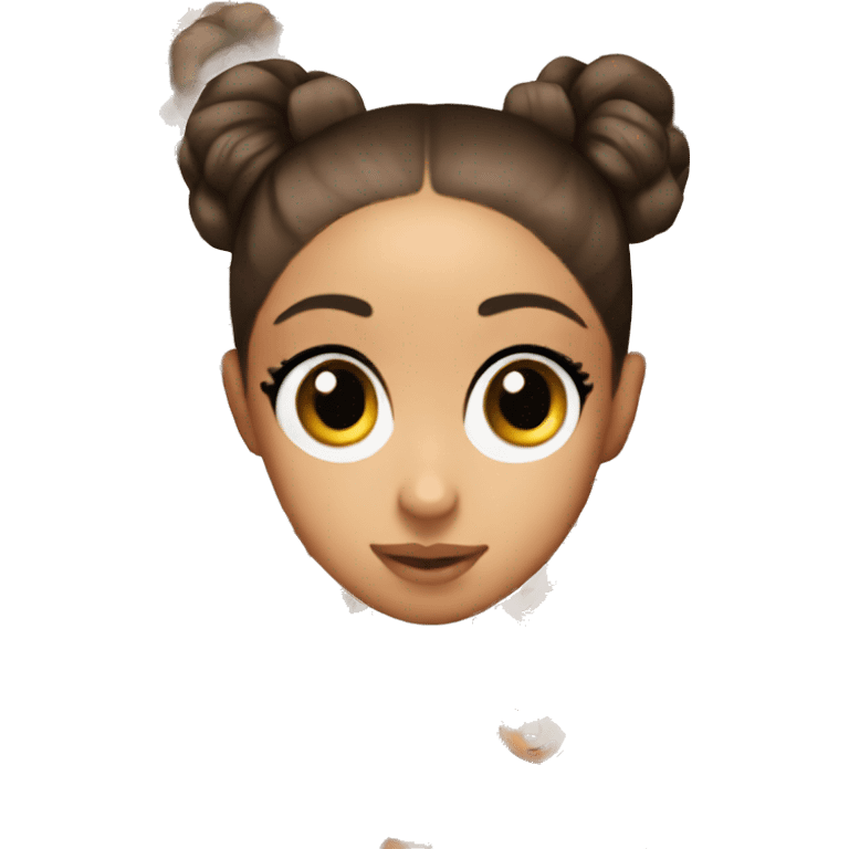 Ariana grande with big eyes emoji