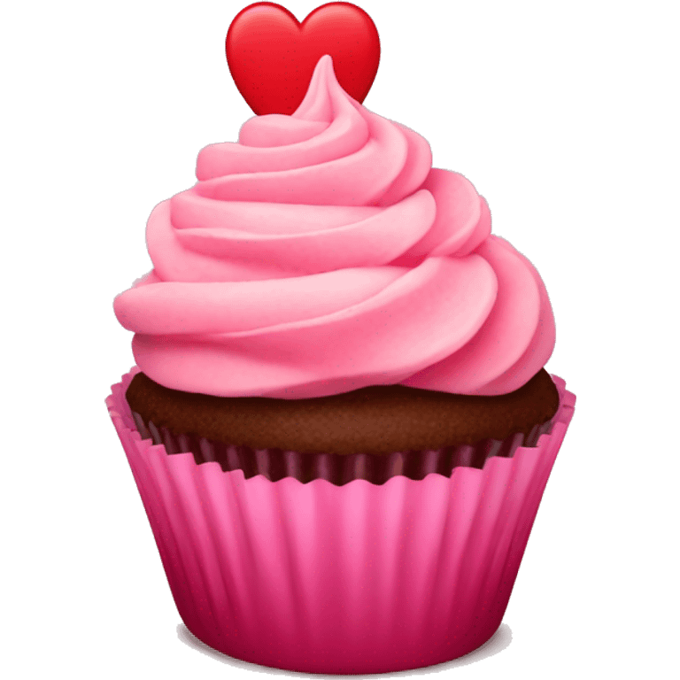 valentine’s day cupcake emoji