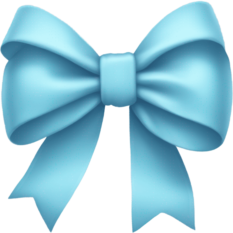 Light blue bow emoji