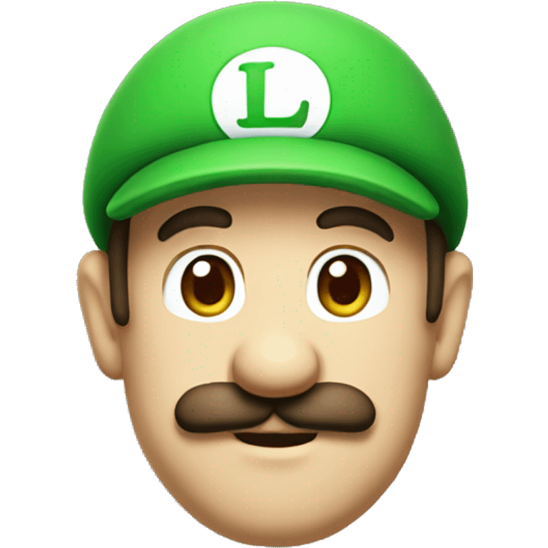 Luigi head  emoji