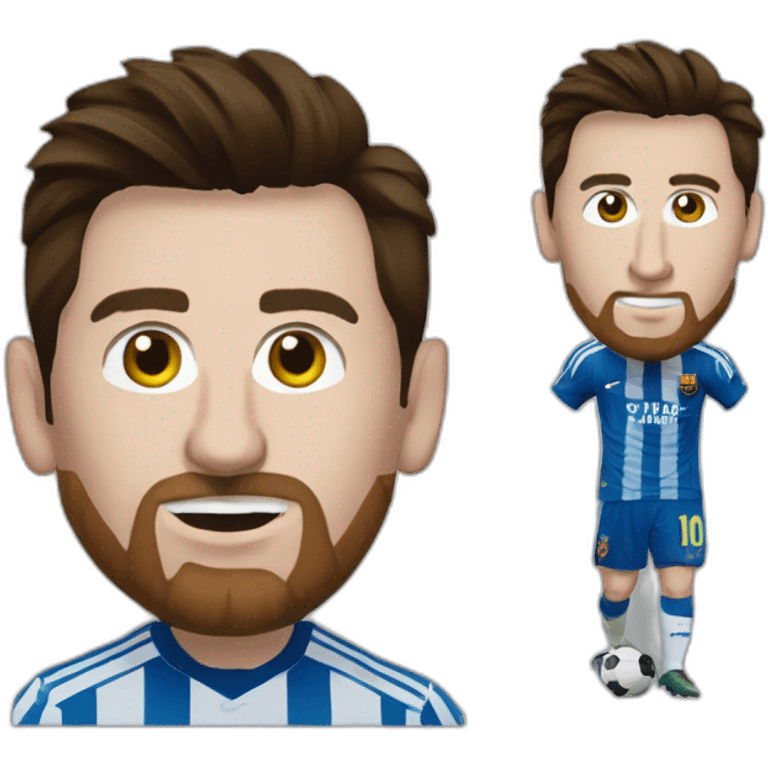 Lionel Messi en fantome emoji