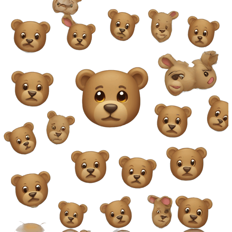 Teddy mit Hasenohren emoji