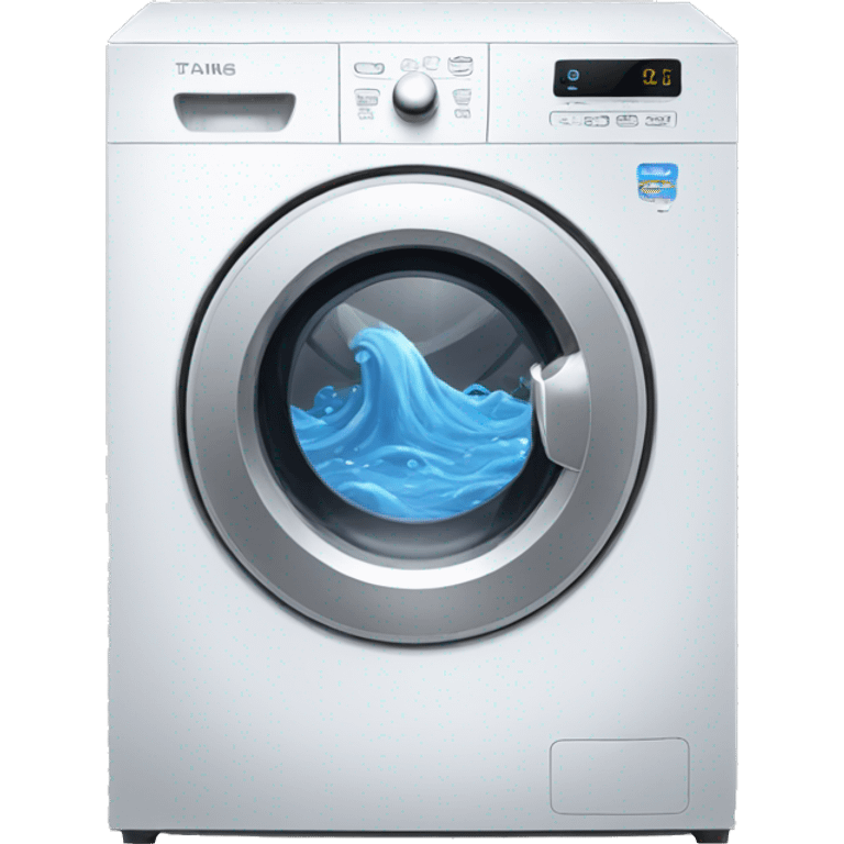 washing machine futuristic emoji