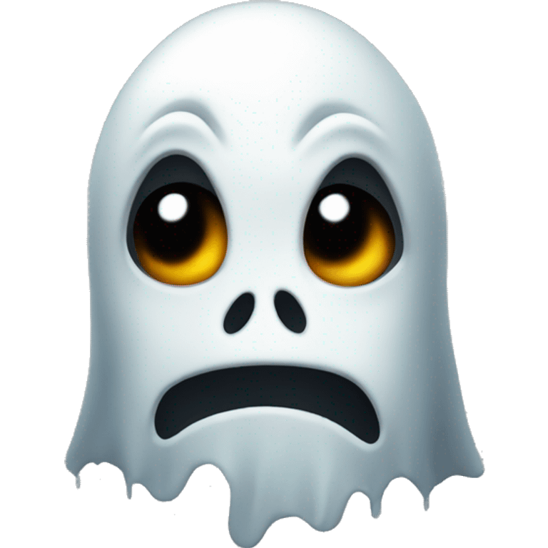 Scary ghost emoji