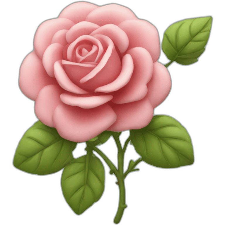 English rose badge emoji