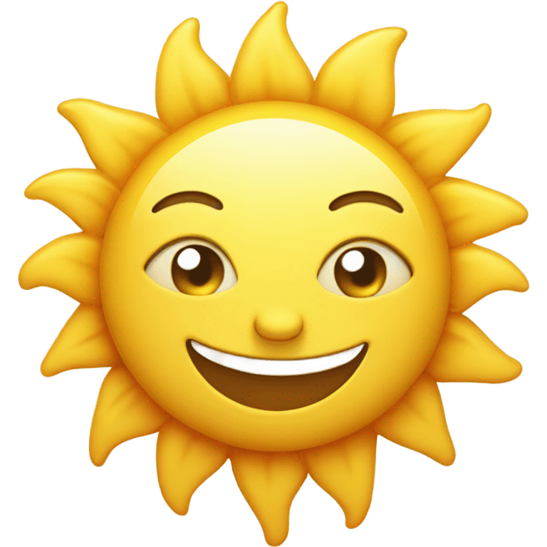 Sun with smile  emoji