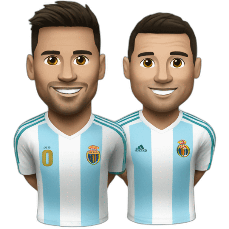 Messi and Ronaldo emoji