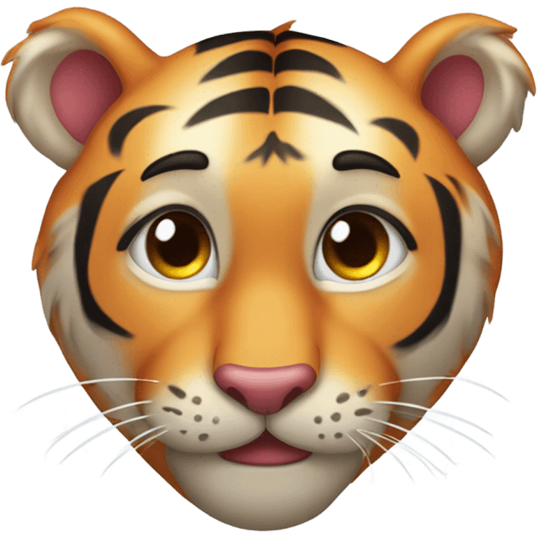 Love tiger emoji