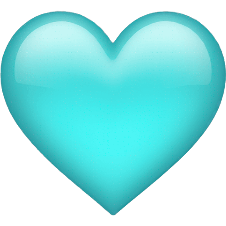 Light aqua blue heart emoji