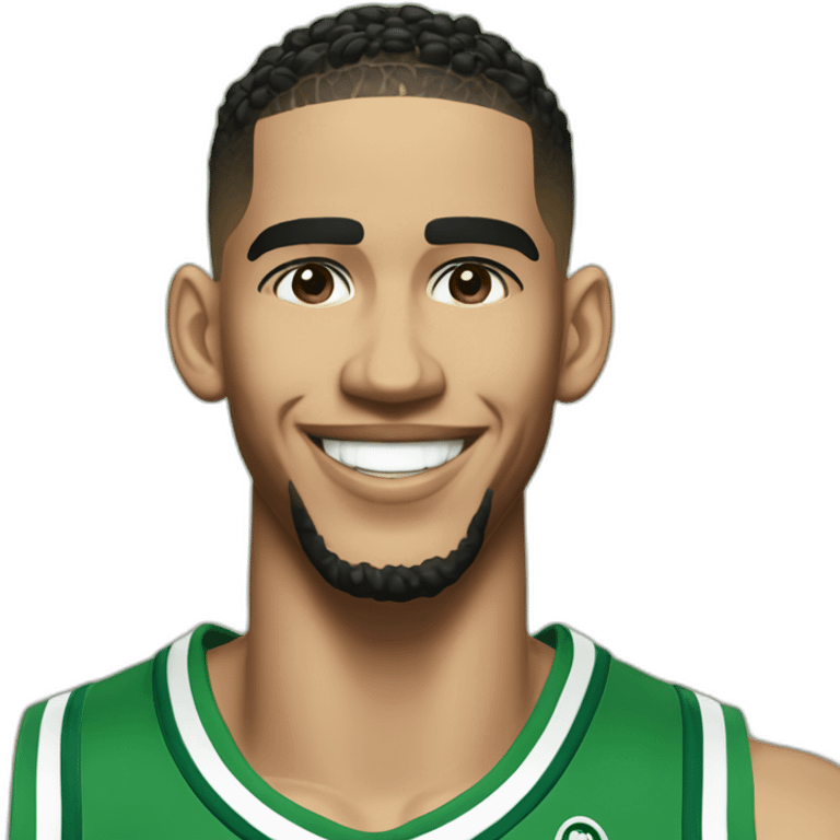 jayson tatum smiling emoji