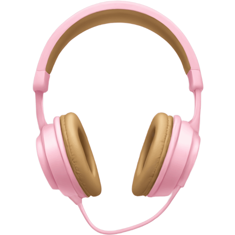 light pink headphones  emoji