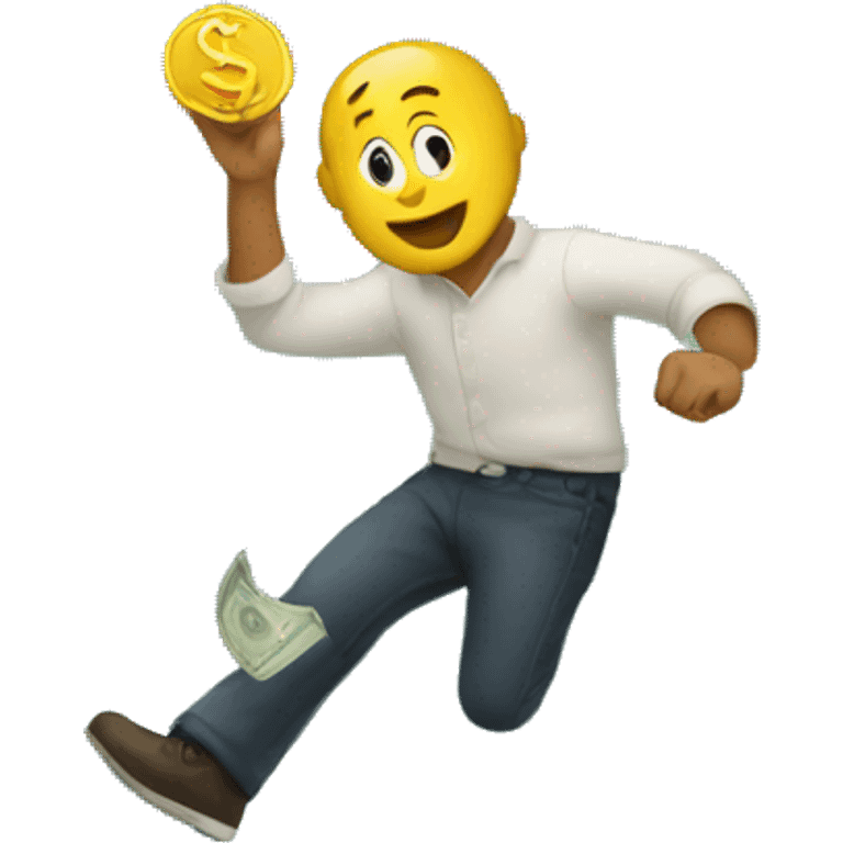 Throwing money  emoji