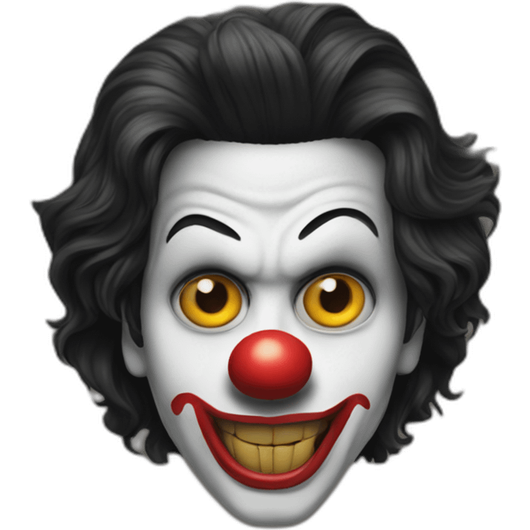 scared michael jackson clown emoji