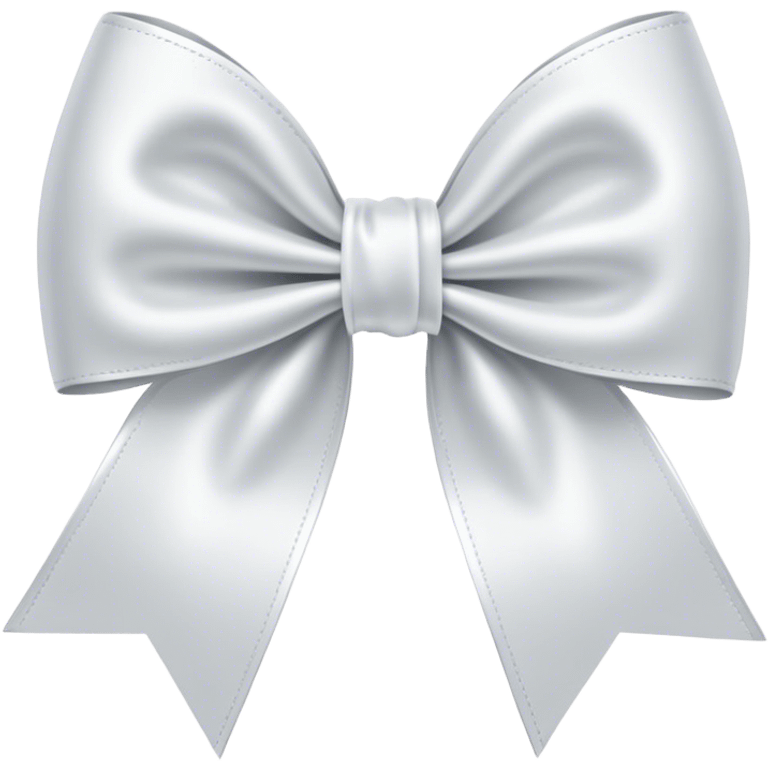 White bow emoji