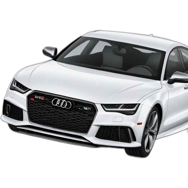 Audi car rs7 emoji