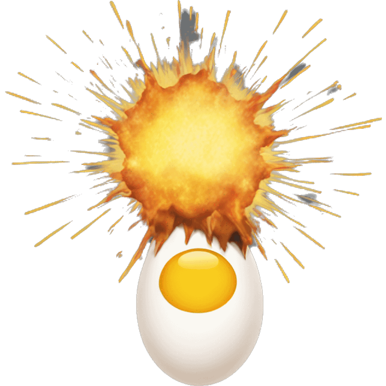 egg exploding  emoji