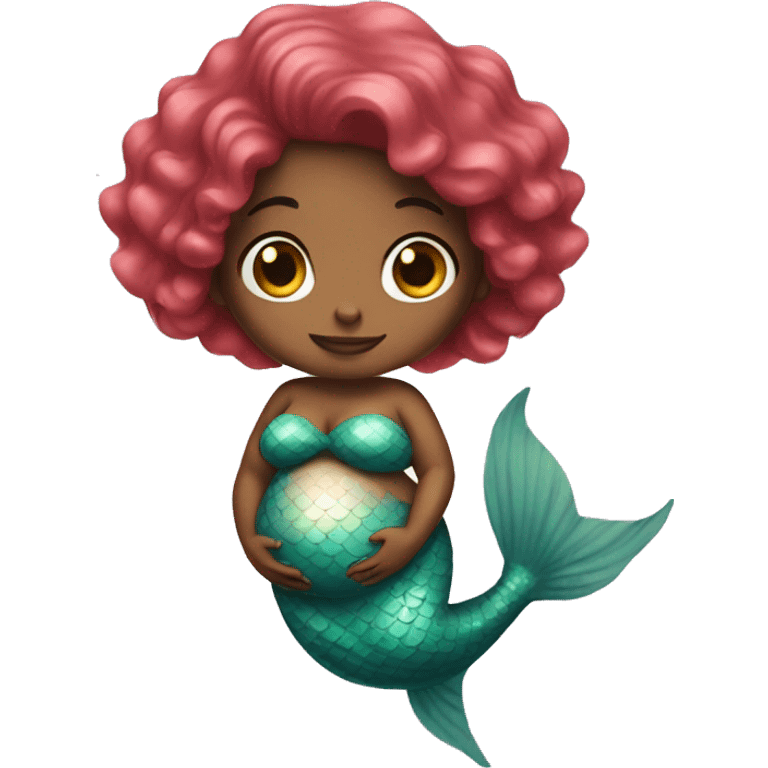 Pregnant mermaid  emoji