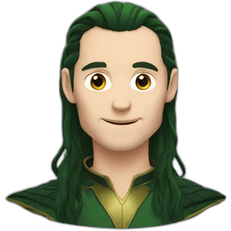 Loki long hair emoji