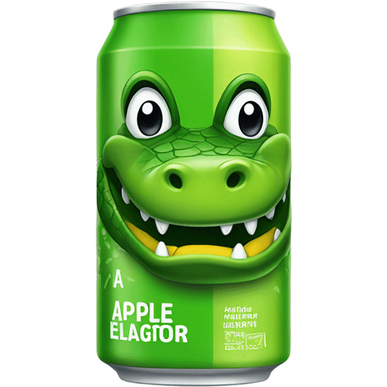 Apple Alligator Energy Drink can emoji