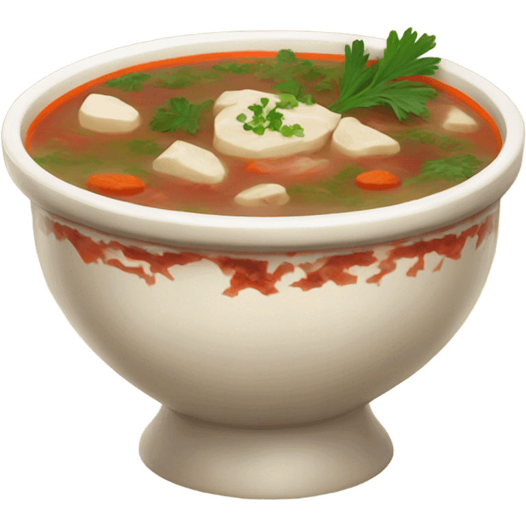 Russian borcht soup emoji