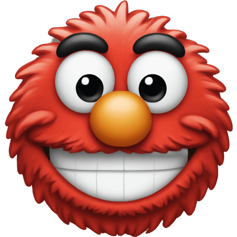 Cute Elmo head emoji