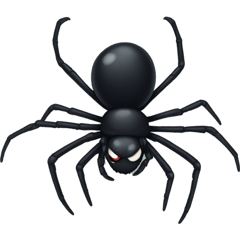 black widow spider emoji