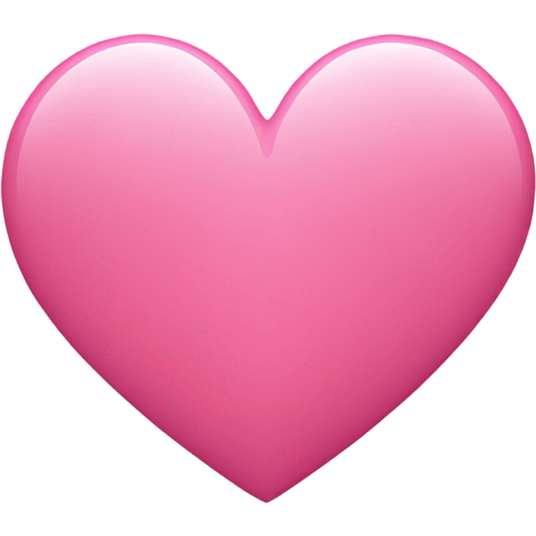 Pink hart emoji