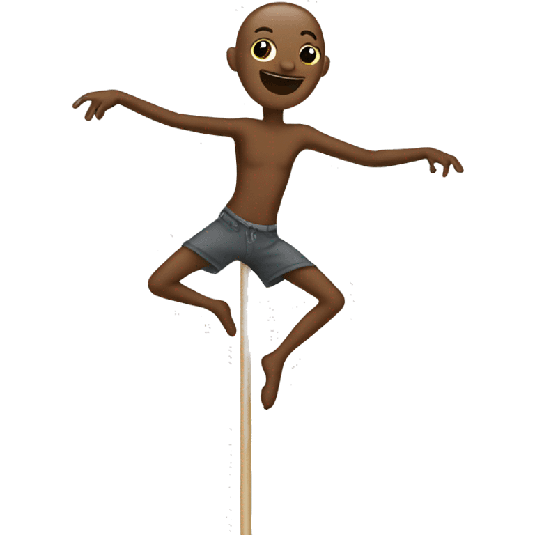 dancing on a stick emoji