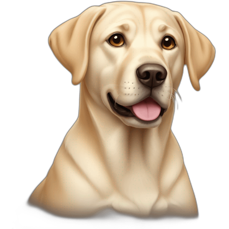 Chien labrador emoji