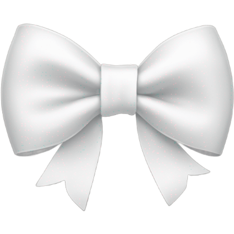 White bow emoji