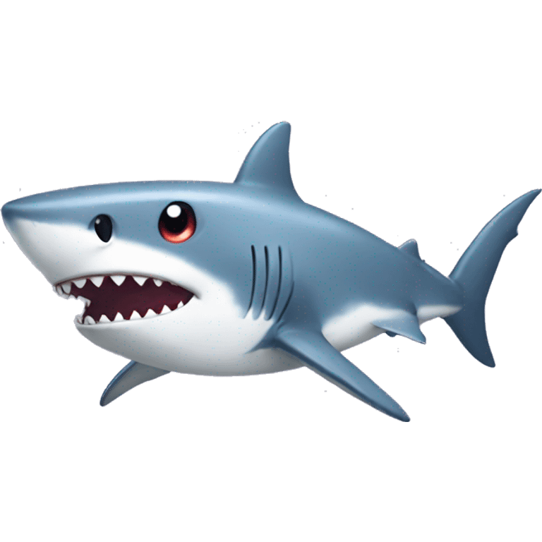 Anime shark with legs emoji