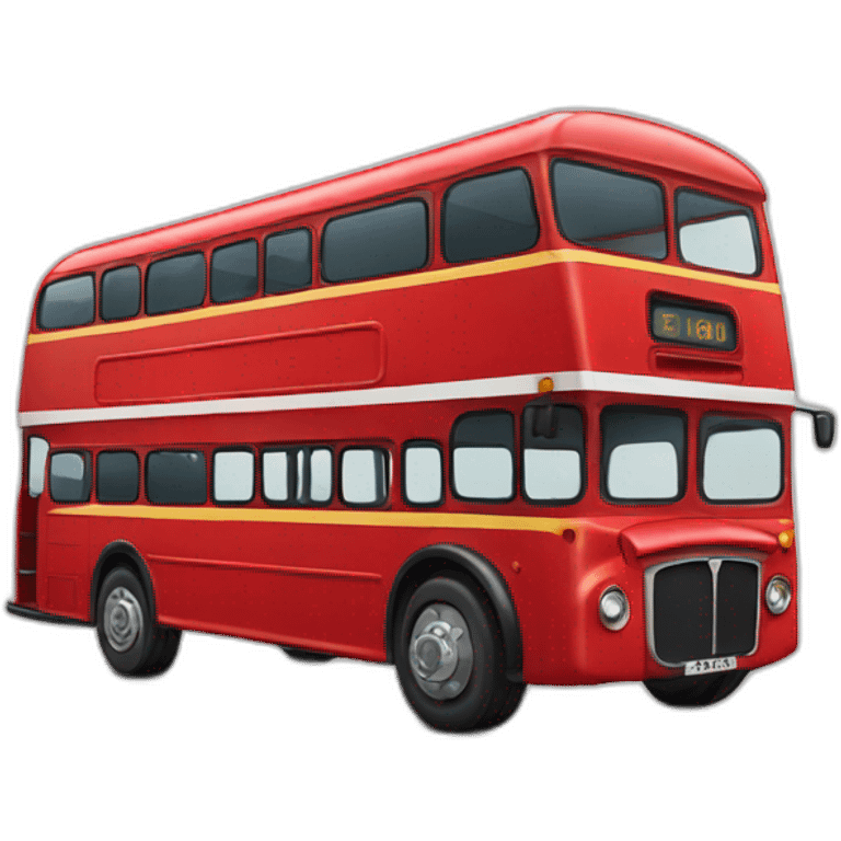 Red double decker bus emoji