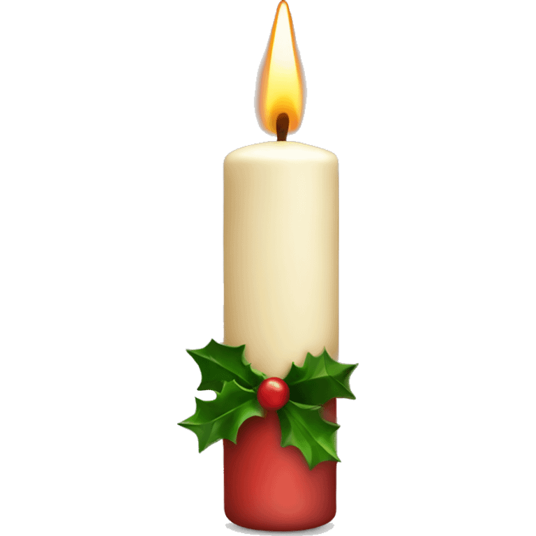 christmas candle emoji