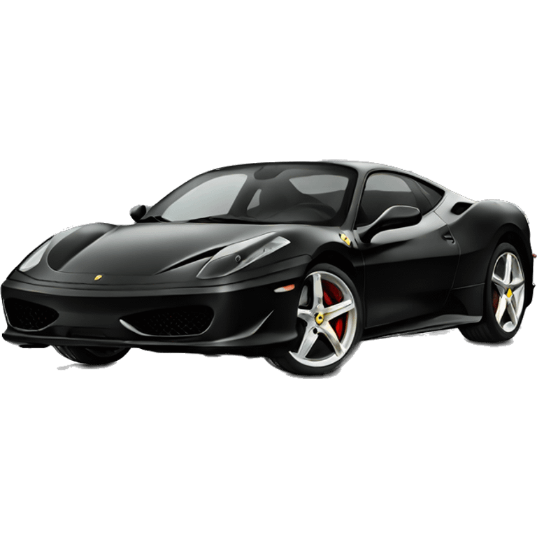 Black Ferrari car emoji