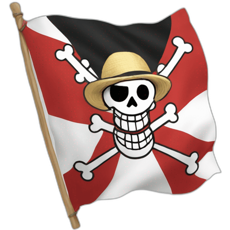 Drapeau "one piece" emoji